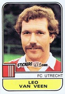 Sticker Leo van Veen - Voetbal 1981-1982 - Panini