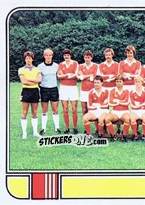 Figurina Team photo - Voetbal 1981-1982 - Panini