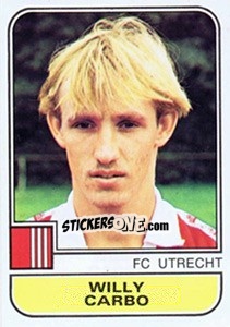 Sticker Willy Carbo - Voetbal 1981-1982 n. 320 - Panini