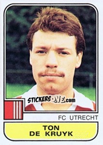Cromo Ton de Kruyk - Voetbal 1981-1982 n. 322 - Panini