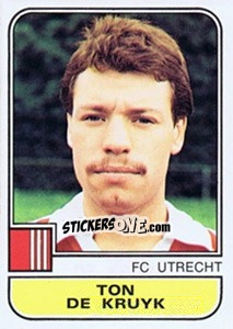 Cromo Ton de Kruyk - Voetbal 1981-1982 - Panini