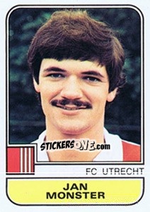 Sticker Jan Monster - Voetbal 1981-1982 - Panini