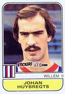 Sticker Johan Huybregts - Voetbal 1981-1982 - Panini