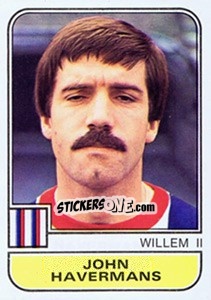 Sticker John Havermans - Voetbal 1981-1982 - Panini