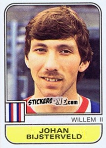 Sticker Johan Bijsterveld - Voetbal 1981-1982 - Panini