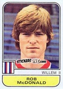 Sticker Rob McDonald - Voetbal 1981-1982 - Panini