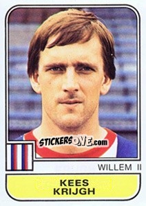 Sticker Kees Krijgh - Voetbal 1981-1982 n. 343 - Panini