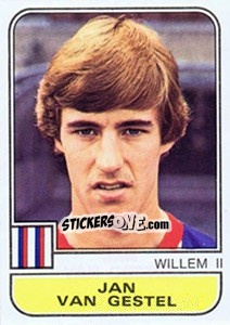 Sticker Jan van Gestel - Voetbal 1981-1982 - Panini