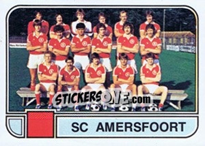Sticker Team SC Amersfoort - Voetbal 1981-1982 - Panini