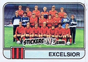 Sticker Team Excelsior - Voetbal 1981-1982 - Panini