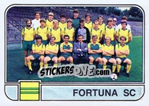 Figurina Team Fortuna SC - Voetbal 1981-1982 - Panini