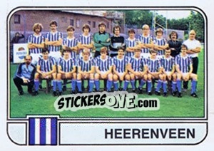 Figurina Team Heerenveen - Voetbal 1981-1982 - Panini