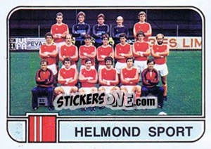 Cromo Team Helmond Sport - Voetbal 1981-1982 - Panini