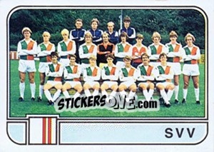 Sticker Team SVV - Voetbal 1981-1982 - Panini