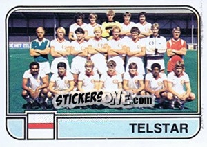 Sticker Team Telstar - Voetbal 1981-1982 - Panini