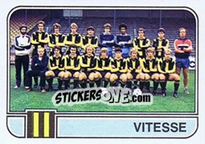 Sticker Team Vitesse - Voetbal 1981-1982 - Panini