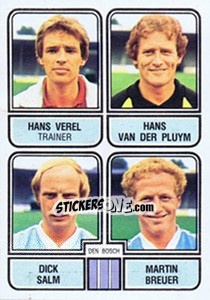 Cromo Hans Verel / Hans van der Pluym / Dick Salm / Martin Breuer