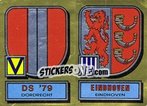 Sticker Badge DS '79 / Badge Eindhoven - Voetbal 1981-1982 n. 379 - Panini