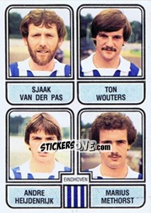 Cromo Sjaak van der Pas / Ton Wouters / Andre Heydenrijk / Marius Methorst - Voetbal 1981-1982 - Panini