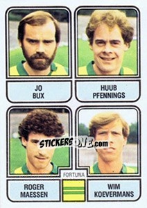 Sticker Jo Bux / Huub Pfennings / Roger Maessen / Wim Koevermans