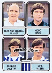 Cromo Henk van Brussel / Hiddo Reys / Reinder Dolstra / Dirk Visser