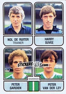 Cromo Nol de Ruiter / Harry Suvee / Peter Gardien / Peter van der Ley - Voetbal 1981-1982 - Panini