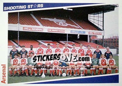 Sticker Arsenal - Shooting Stars 1991-1992 - Merlin