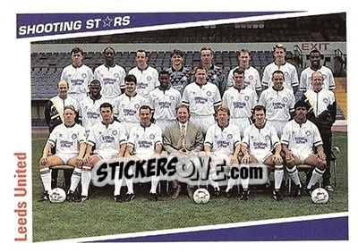 Sticker Leeds United - Shooting Stars 1991-1992 - Merlin