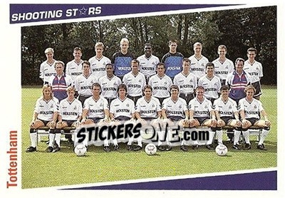 Sticker Tottenham Hotspur - Shooting Stars 1991-1992 n. 9 - Merlin
