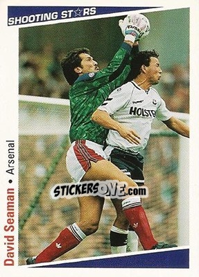 Sticker Seaman David - Shooting Stars 1991-1992 n. 10 - Merlin