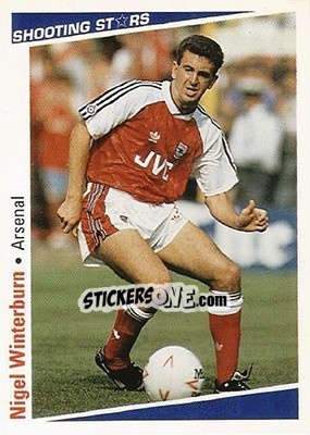 Sticker Winterburn Nigel - Shooting Stars 1991-1992 n. 12 - Merlin