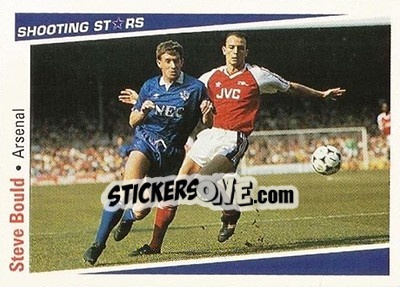 Sticker Bould Steve - Shooting Stars 1991-1992 n. 14 - Merlin