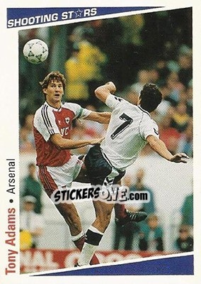 Sticker Adams Tony - Shooting Stars 1991-1992 n. 15 - Merlin