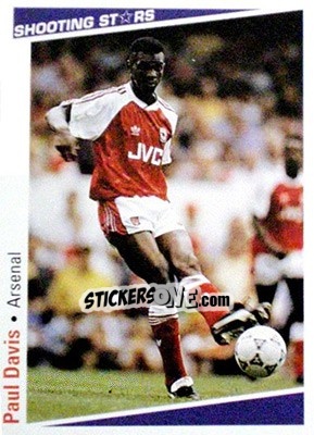 Sticker Davis Paul - Shooting Stars 1991-1992 n. 16 - Merlin