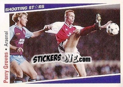 Sticker Groves Perry - Shooting Stars 1991-1992 - Merlin