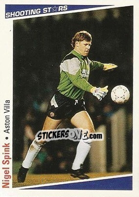 Sticker Spink Nigel - Shooting Stars 1991-1992 - Merlin