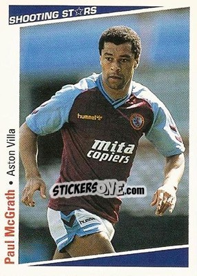 Sticker McGrath Paul - Shooting Stars 1991-1992 n. 28 - Merlin