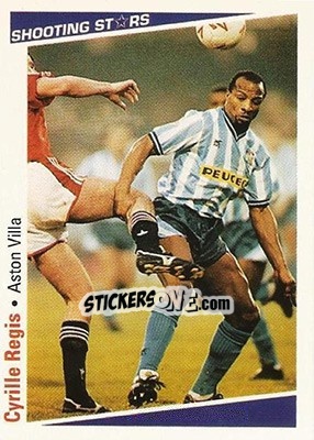 Figurina Regis Cyrille - Shooting Stars 1991-1992 n. 37 - Merlin