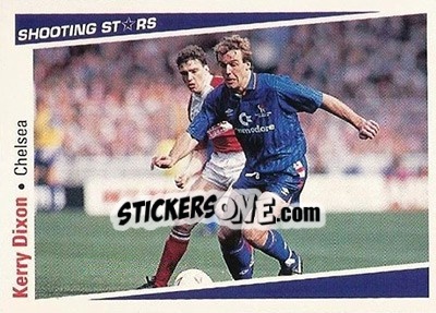 Sticker Dixon Kerry - Shooting Stars 1991-1992 - Merlin