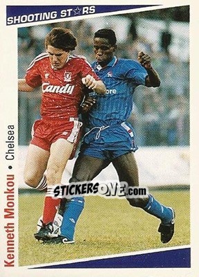 Cromo Monkou Kenneth - Shooting Stars 1991-1992 - Merlin