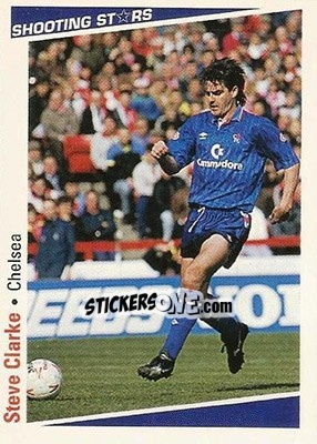 Sticker Clarke Steve - Shooting Stars 1991-1992 - Merlin