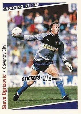 Sticker Ogrizovic Steve - Shooting Stars 1991-1992 n. 51 - Merlin