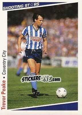 Figurina Peake Trevor - Shooting Stars 1991-1992 n. 53 - Merlin