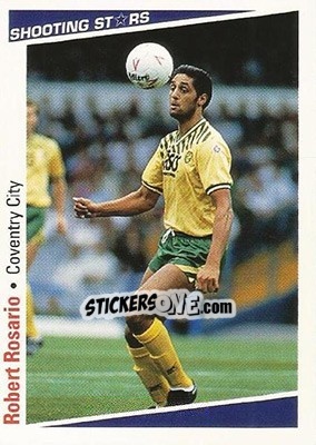 Cromo Rosario Robert - Shooting Stars 1991-1992 - Merlin