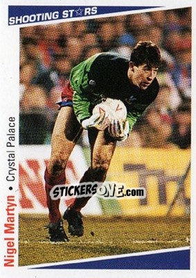 Sticker Martyn Nigel - Shooting Stars 1991-1992 n. 62 - Merlin