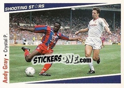 Sticker Gray Andy - Shooting Stars 1991-1992 - Merlin