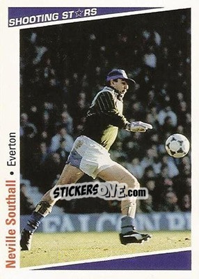 Figurina Southall Neville - Shooting Stars 1991-1992 n. 76 - Merlin