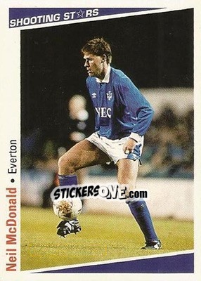 Sticker McDonald Neil - Shooting Stars 1991-1992 n. 77 - Merlin
