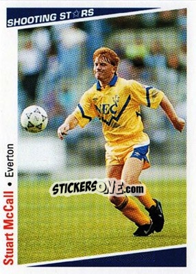 Sticker McCall Stuart - Shooting Stars 1991-1992 n. 80 - Merlin