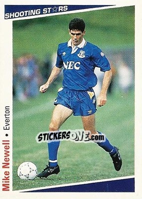 Sticker Newell Mike - Shooting Stars 1991-1992 - Merlin